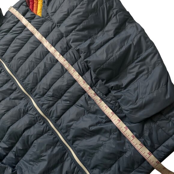 Marine Layer Banks Puffer Hoodie sea Jacket Navy blue sz XL full zip pockets - Picture 3 of 12